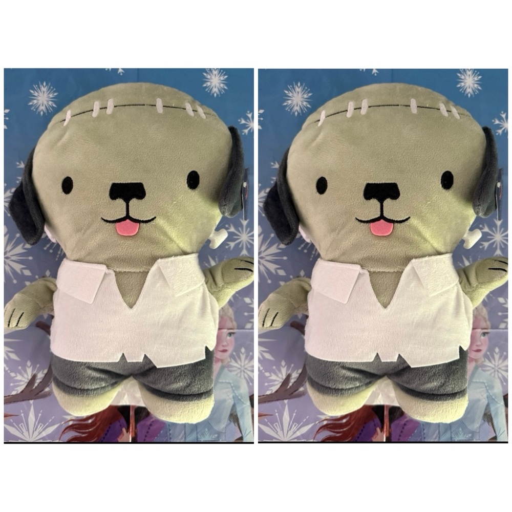 Bullseyes Playground Halloween Frankendog Frankenstein dog pillows set of 2
